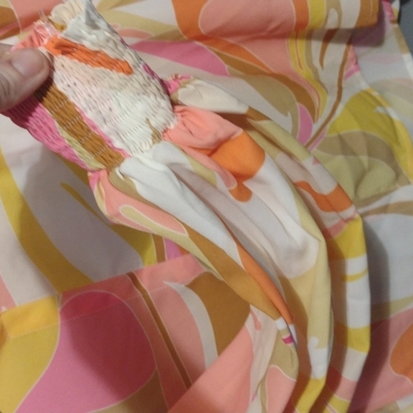 Vici shirt balloon sleeve 60s 70s retro print - Picture 2 of 6